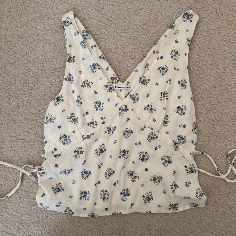 Reformation Viero Floral Tank
